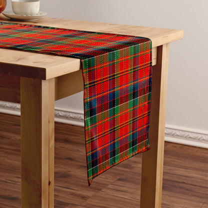 Hay and Leith Modern Tartan Crest Table Runner