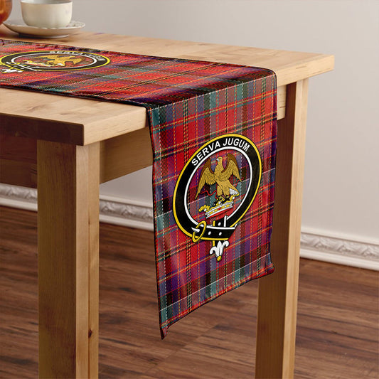 Hay and Leith Weathered Tartan Crest Table Runner