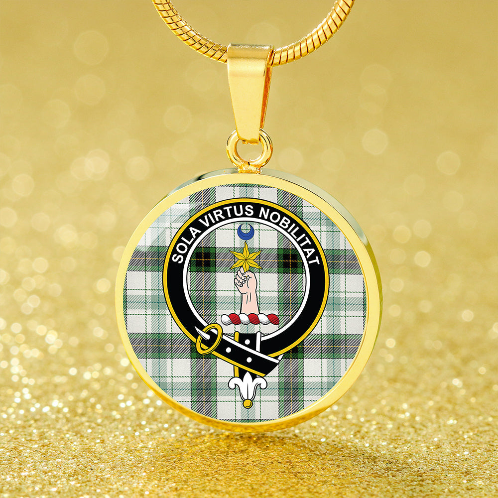 Henderson Dress #2 Ancient Tartan Crest Circle Necklace