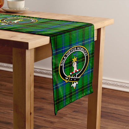 Henderson Modern Tartan Crest Table Runner