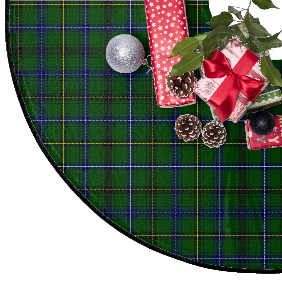 Henderson Modern Tartan Plaid Christmas Tree Skirt