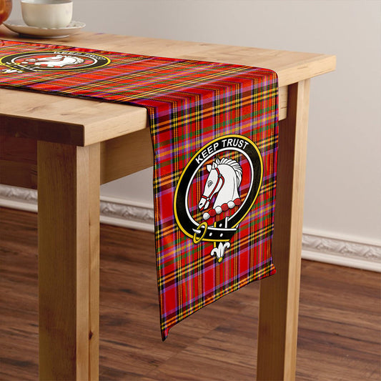 Hepburn Ancient Tartan Crest Table Runner