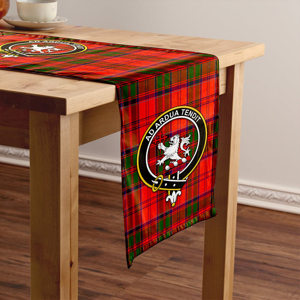 Heron Tartan Crest Table Runner