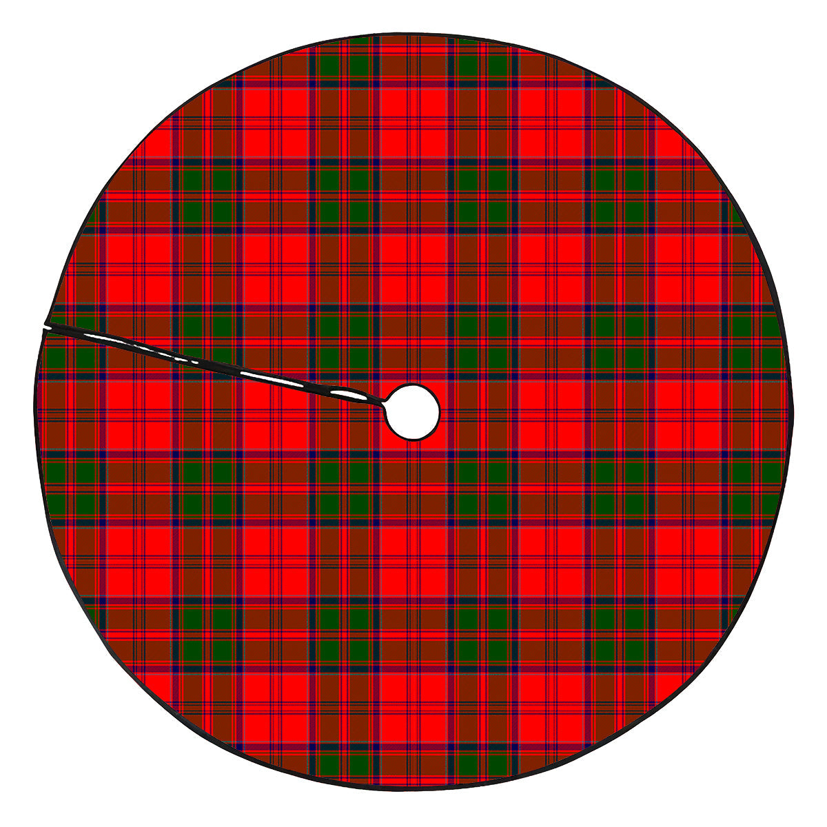 Heron Tartan Plaid Christmas Tree Skirt