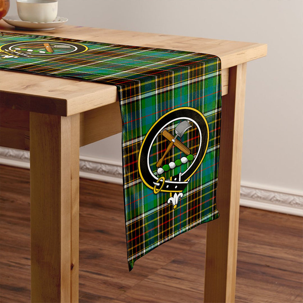 Hislop #2 Ancient Tartan Crest Table Runner