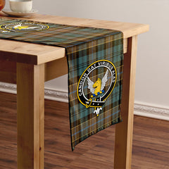 Hogarth Weathered Tartan Crest Table Runner