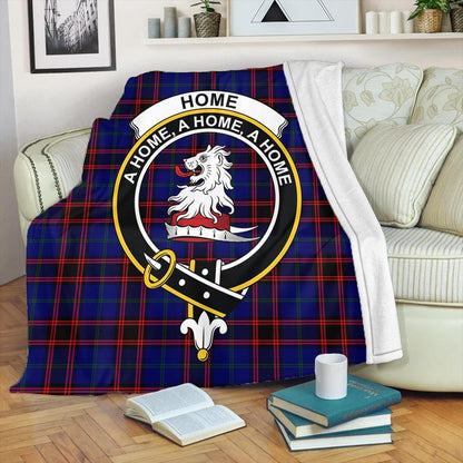 Home Modern Tartan Crest Premium Blanket