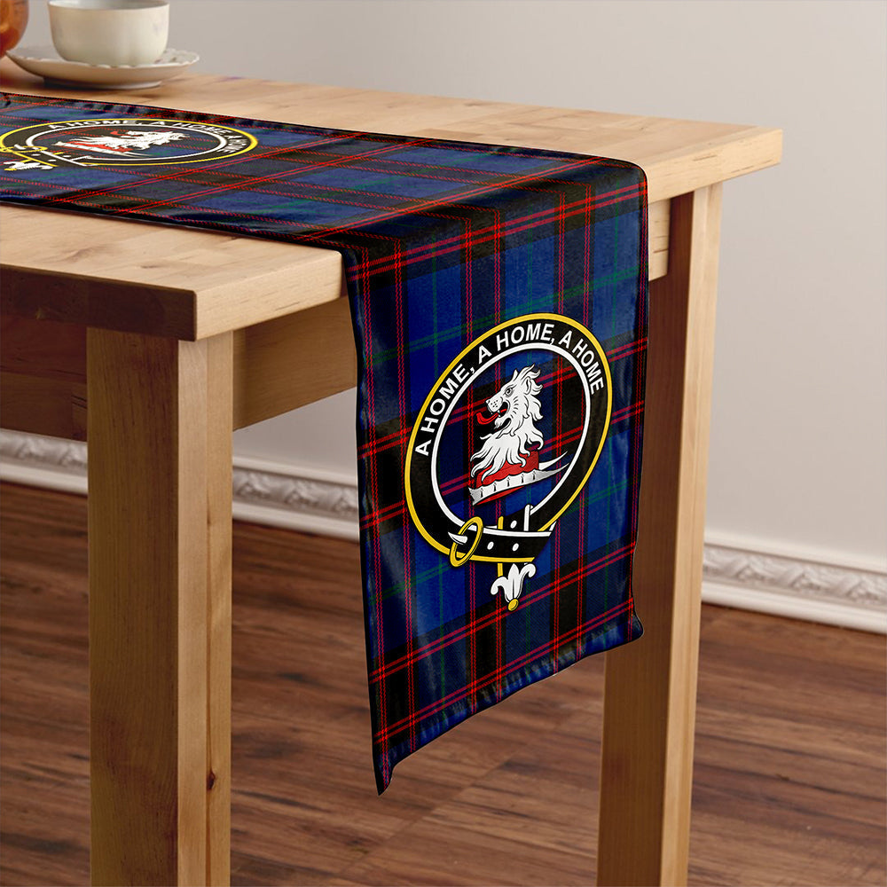 Home Modern Tartan Crest Table Runner