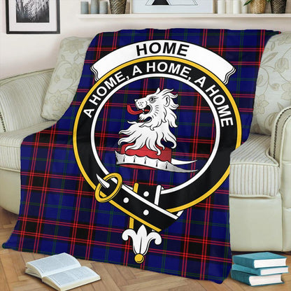 Home Modern Tartan Crest Premium Blanket