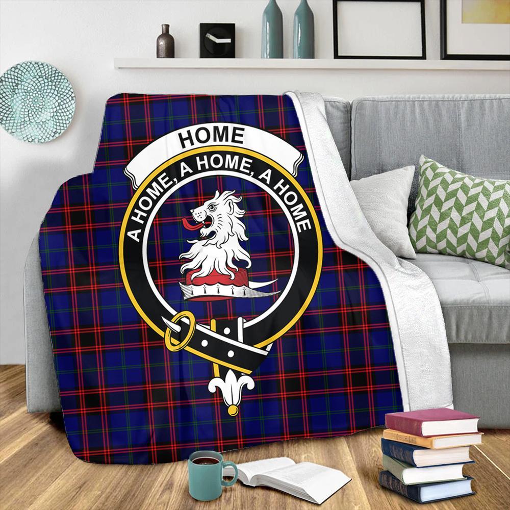 Home Modern Tartan Crest Premium Blanket