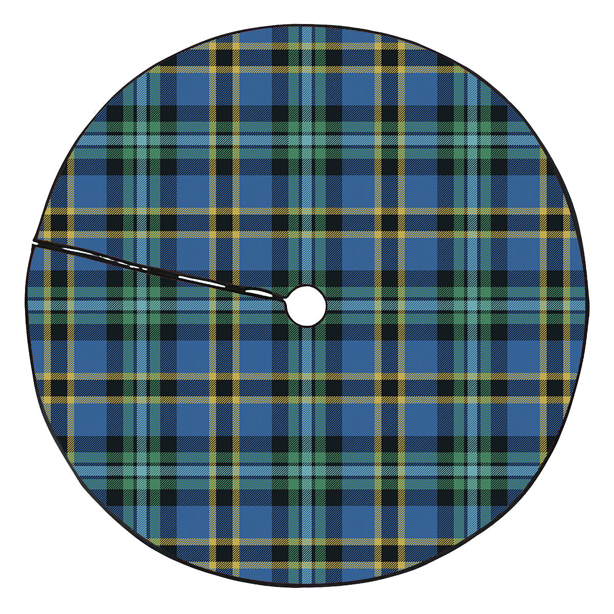 Hope Tartan Plaid Christmas Tree Skirt