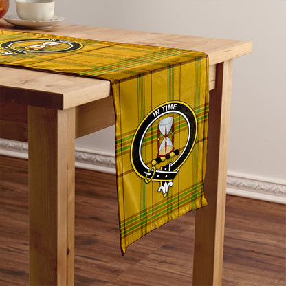 Houston Tartan Crest Table Runner