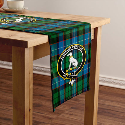 Hunter Ancient Tartan Crest Table Runner