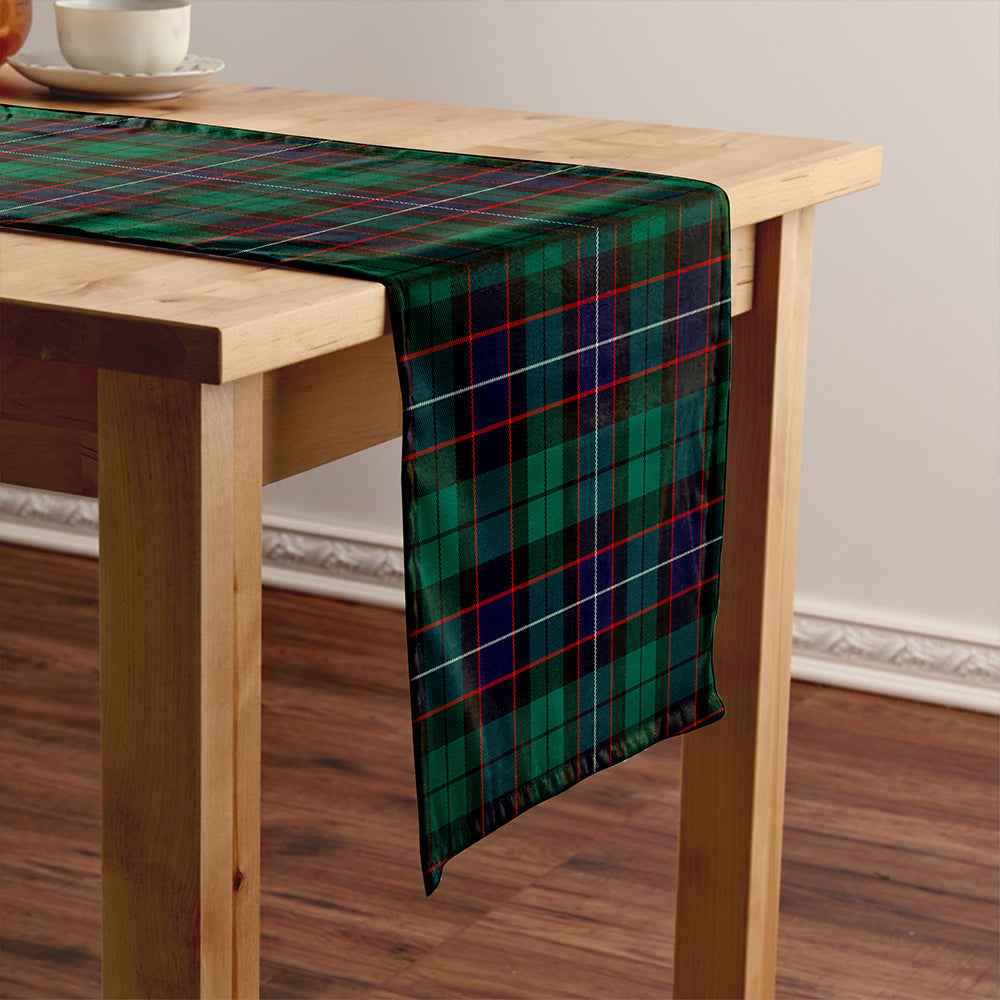 Hunter Modern Tartan Crest Table Runner
