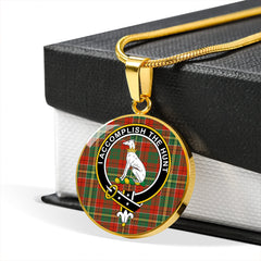 Hunter USA (Michael USA) Ancient Tartan Crest Circle Necklace