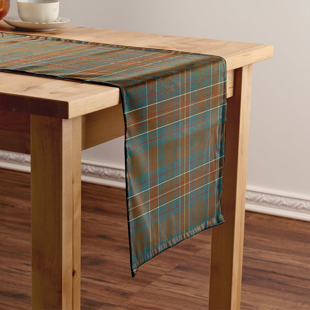 Hunter of Hunterston (Michael of Hunterston) Weathered Tartan Crest Table Runner