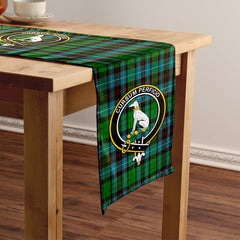 Hunter of Peebleshire Ancient Tartan Crest Table Runner