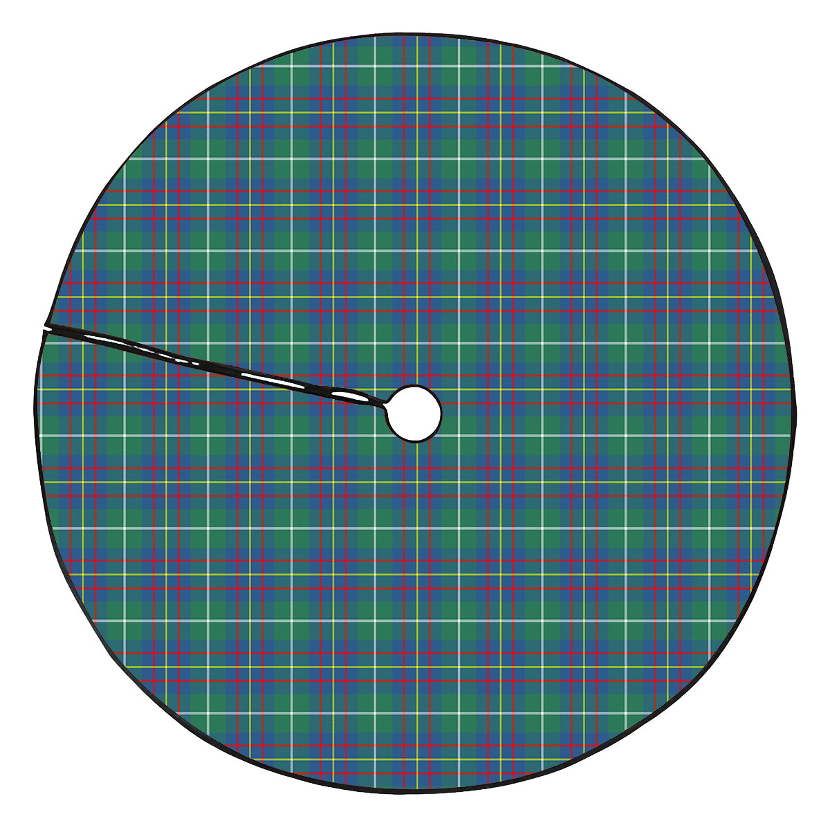 Inglis Ancient Tartan Plaid Christmas Tree Skirt