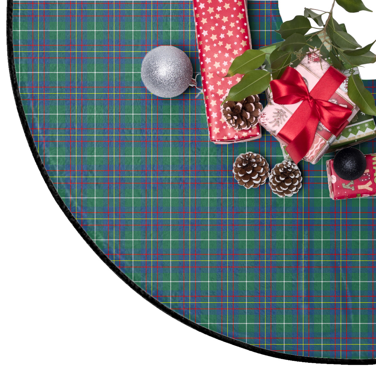 Inglis Ancient Tartan Plaid Christmas Tree Skirt