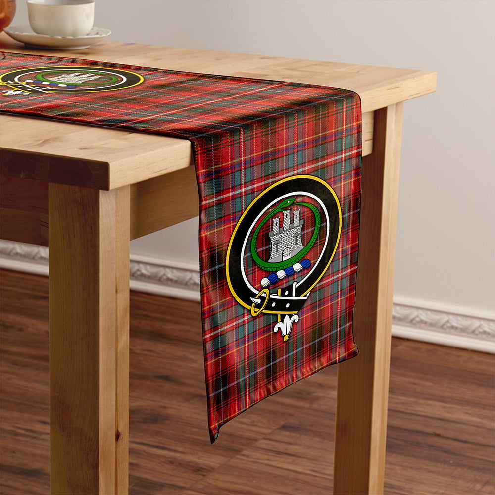 Innes Tartan Crest Table Runner