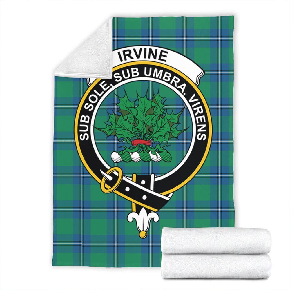 Irvine Ancient Tartan Crest Premium Blanket