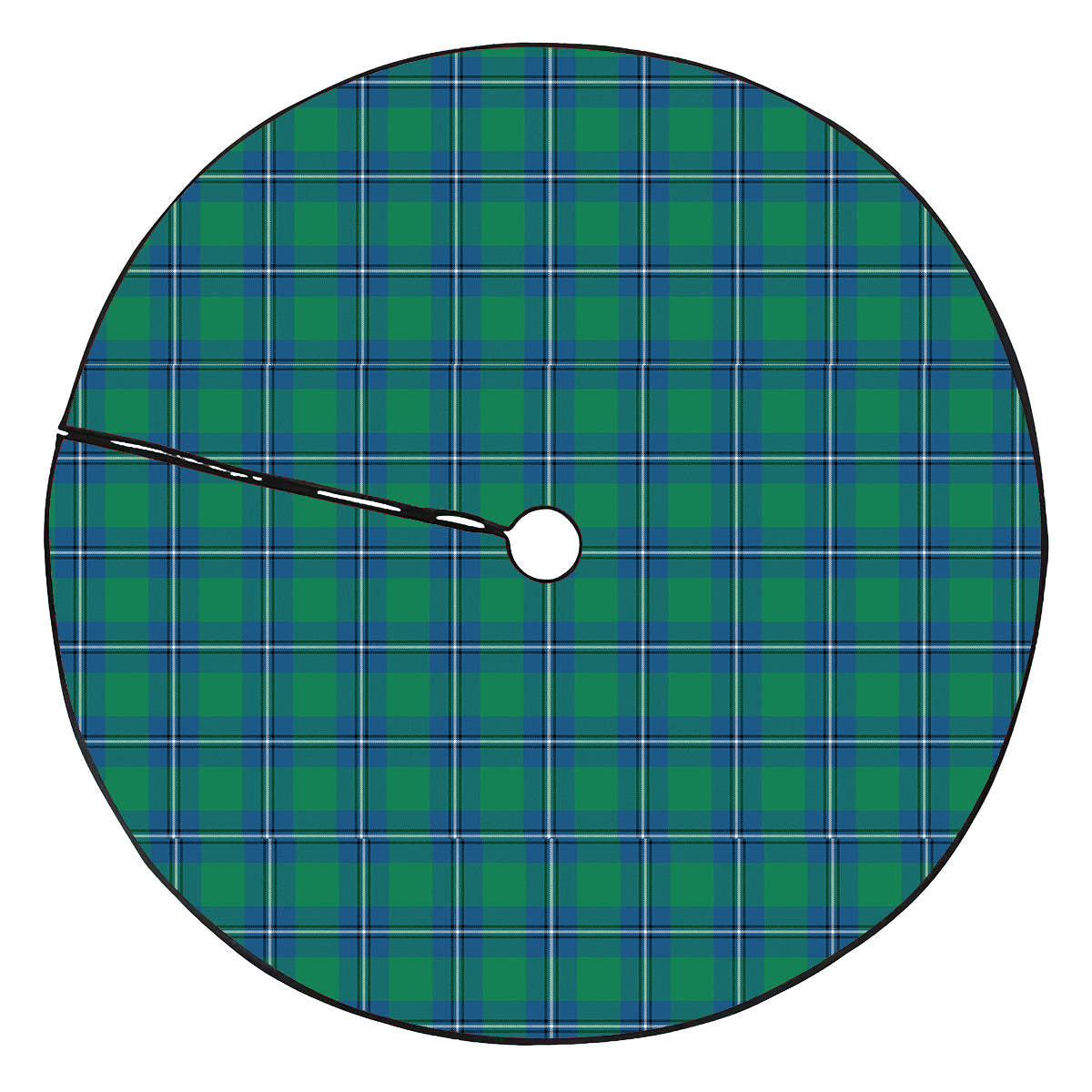 Irvine Ancient Tartan Plaid Christmas Tree Skirt