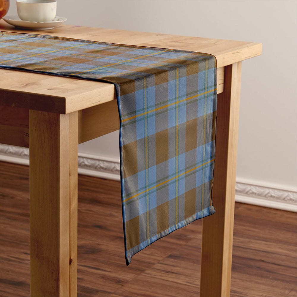 Irvine of Bonshaw Weathered Tartan Crest Table Runner