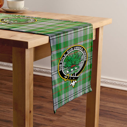 Irvine of Glentulchan Modern Tartan Crest Table Runner