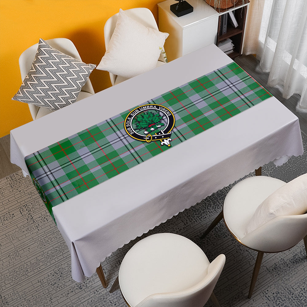 Irvine of Glentulchan Modern Tartan Crest Table Runner