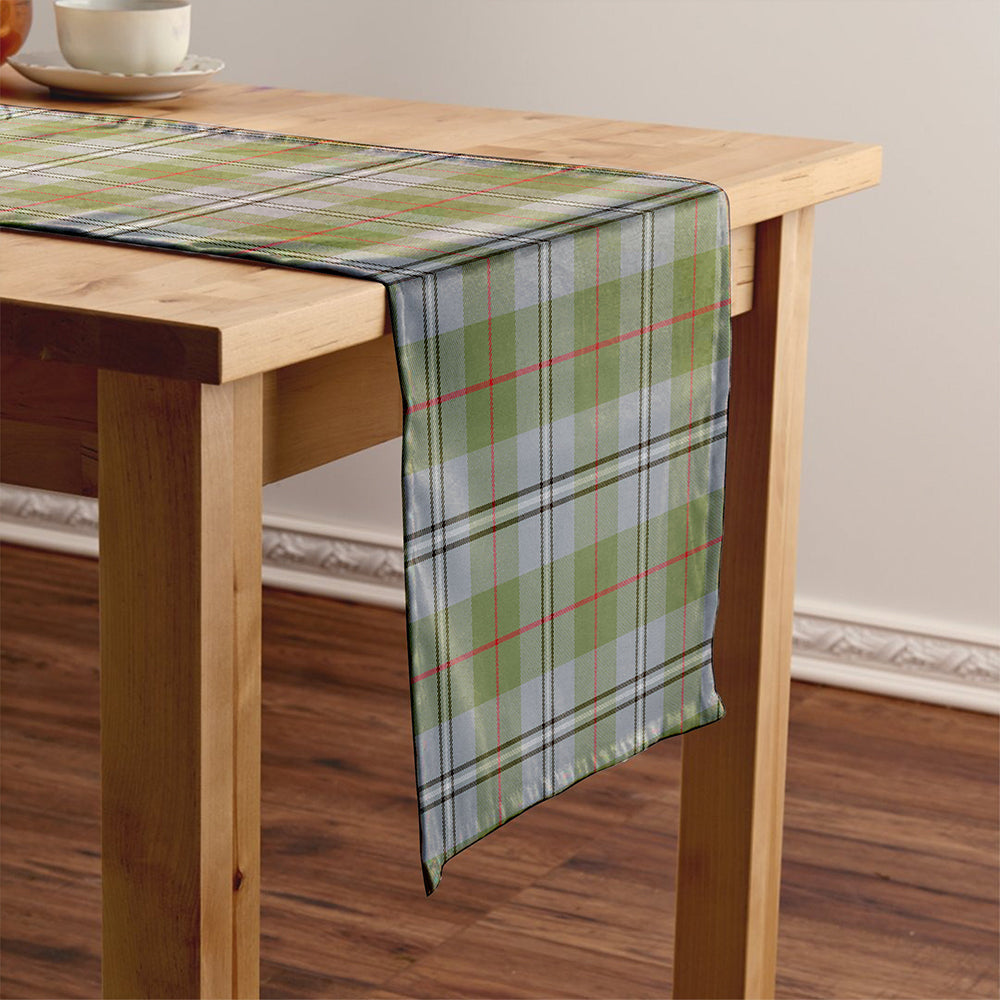 Irvine of Glentulchan Weathered Tartan Crest Table Runner