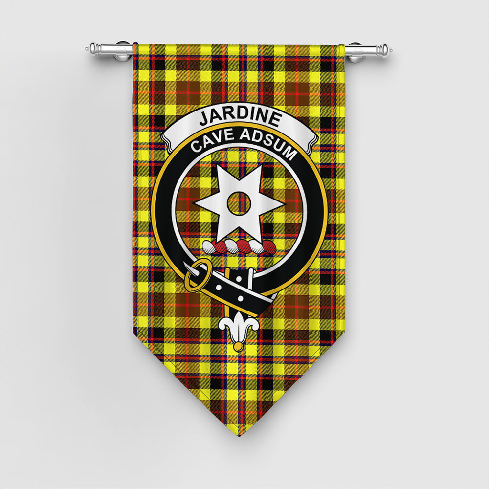 Jardine Tartan Crest Gonfalon