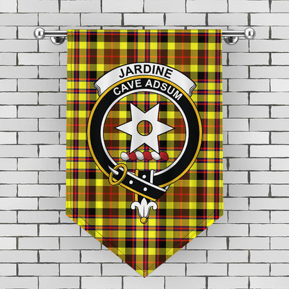 Jardine Tartan Crest Gonfalon