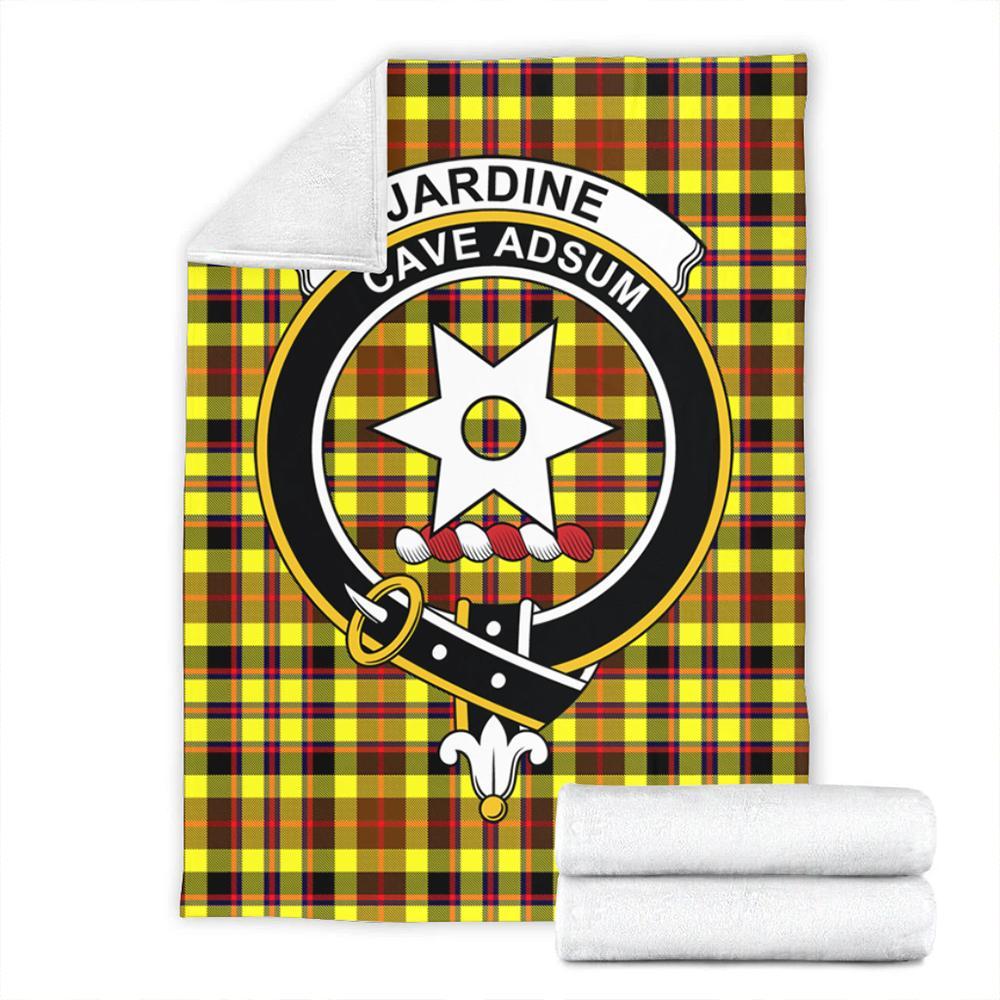 Jardine Tartan Crest Premium Blanket