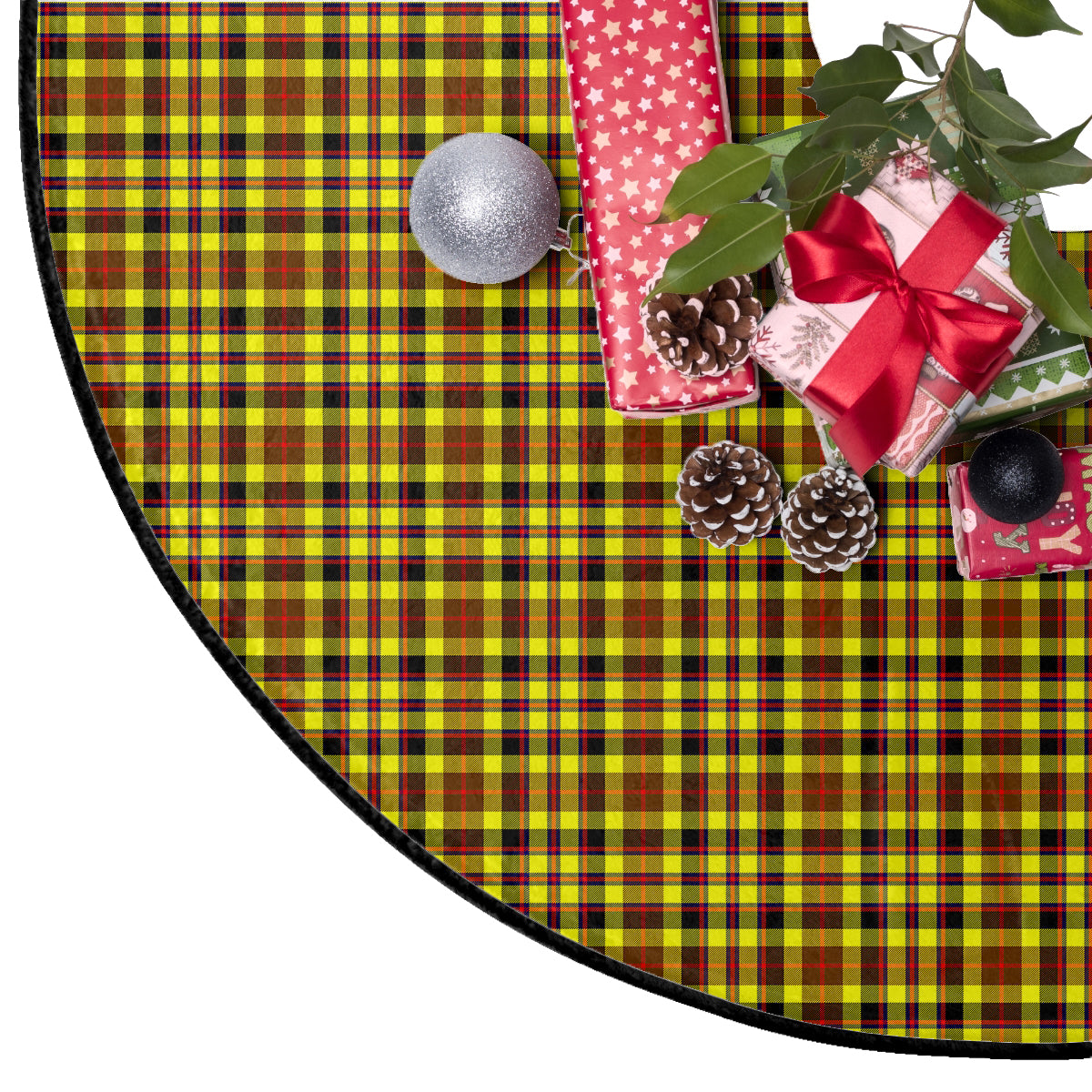 Jardine Tartan Plaid Christmas Tree Skirt