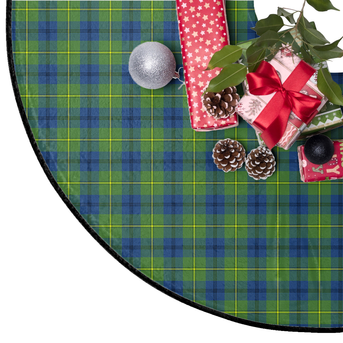 Johnston Ancient Tartan Plaid Christmas Tree Skirt