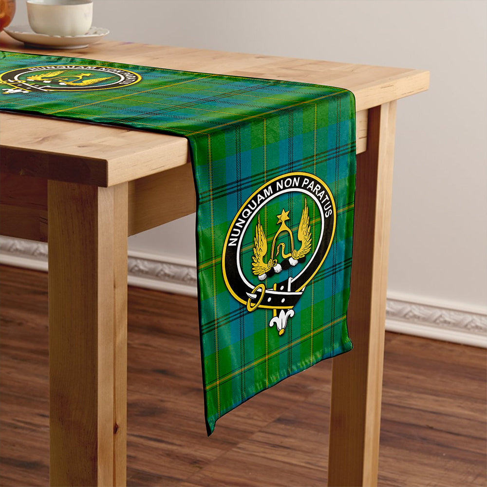 Johnstone (Johnson) Ancient Tartan Crest Table Runner