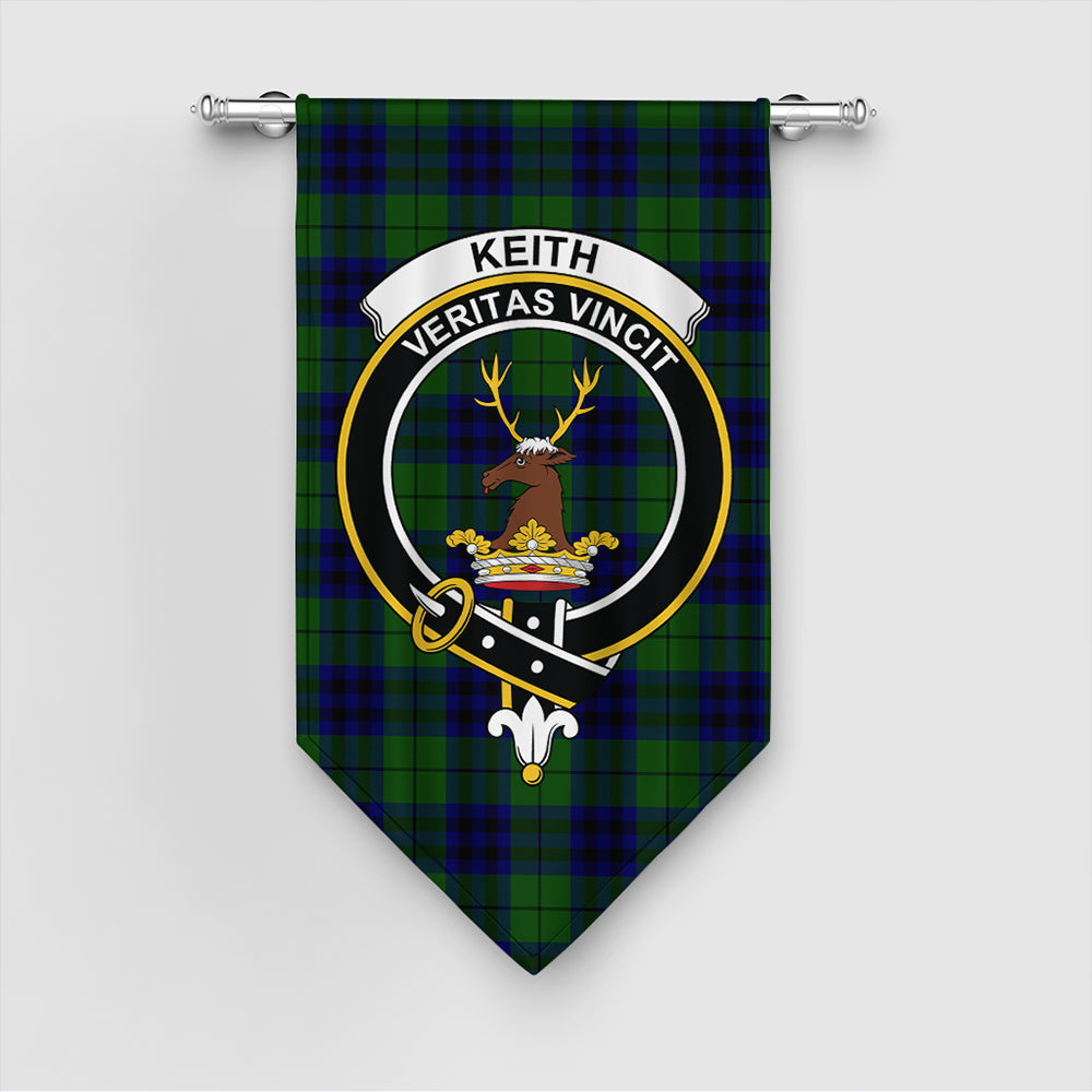 Keith Modern Tartan Crest Gonfalon