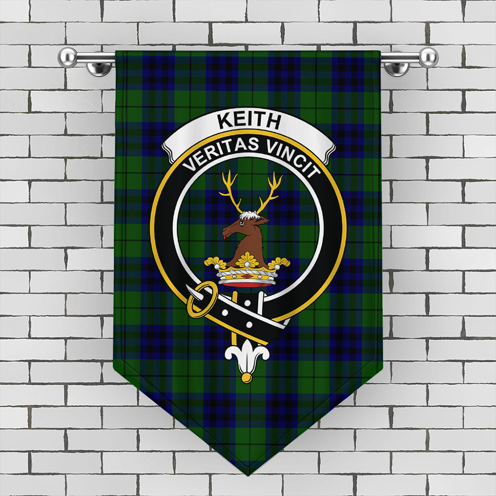 Keith Modern Tartan Crest Gonfalon