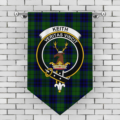 Keith Modern Tartan Crest Gonfalon