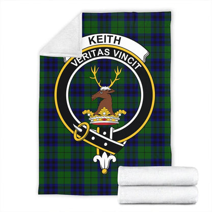 Keith Modern Tartan Crest Premium Blanket