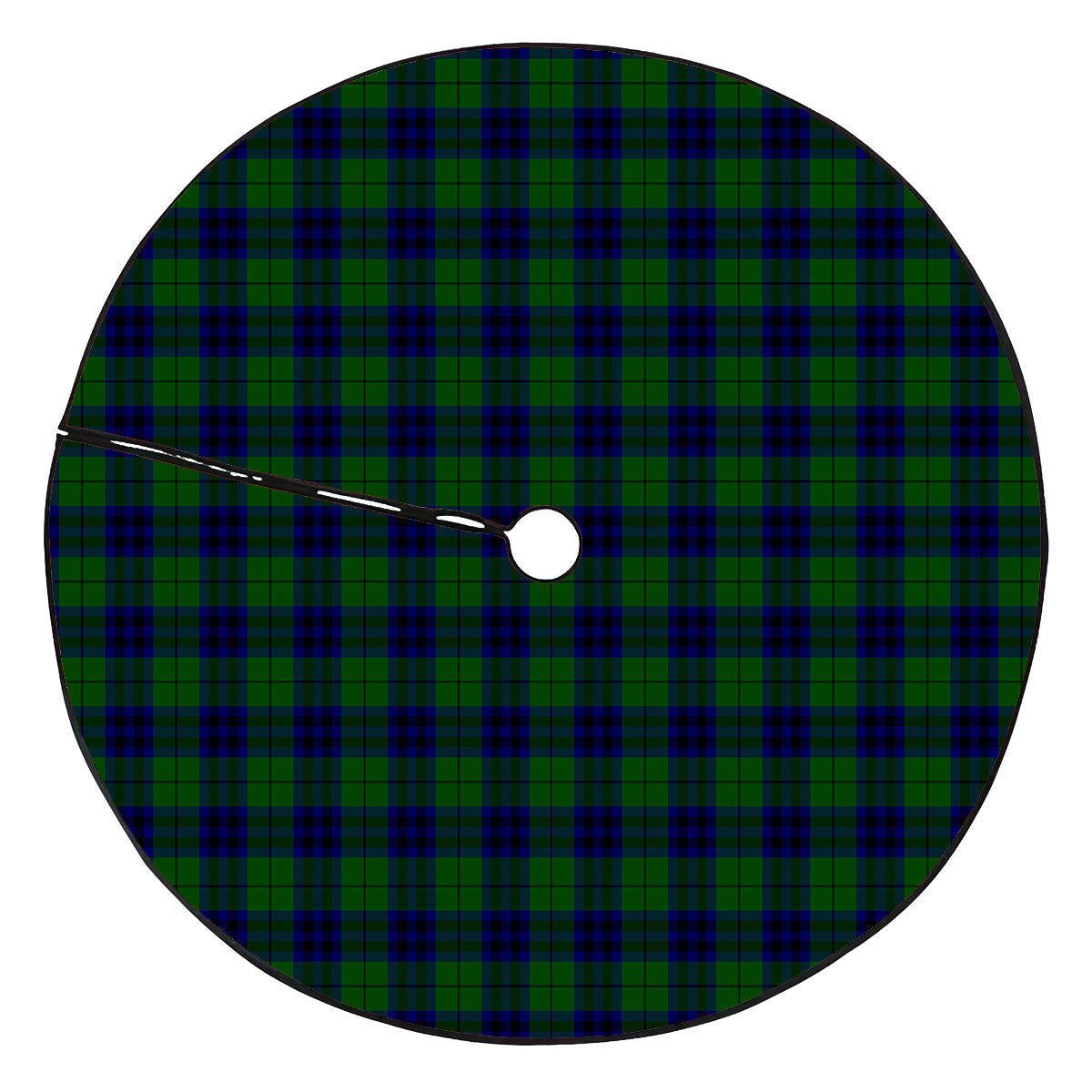 Keith Modern Tartan Plaid Christmas Tree Skirt