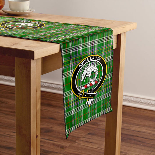 Kennedy Ancient Tartan Crest Table Runner