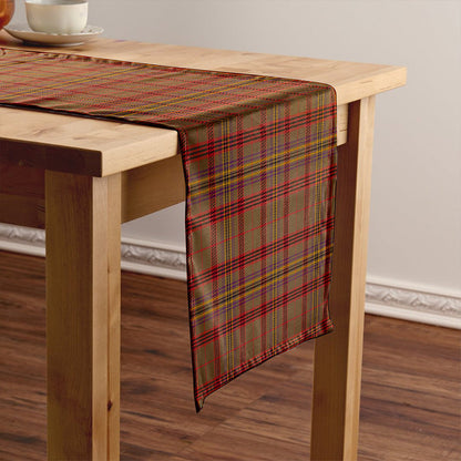 Kennedy Weathered Tartan Crest Table Runner