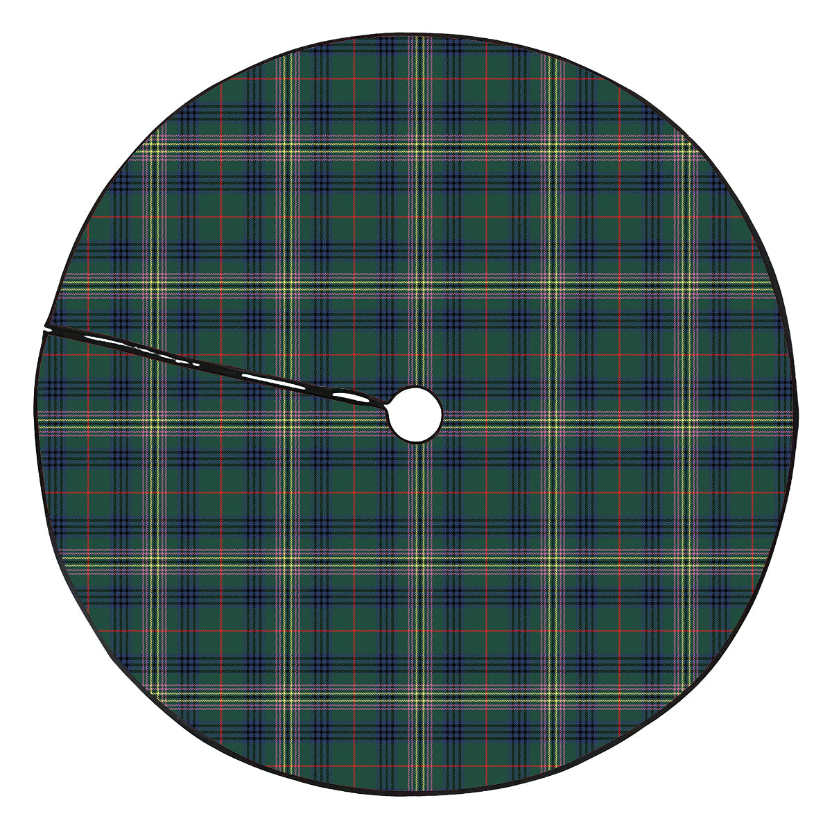 Kennedy Modern Tartan Plaid Christmas Tree Skirt