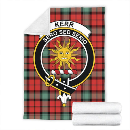 Kerr Ancient Tartan Crest Premium Blanket