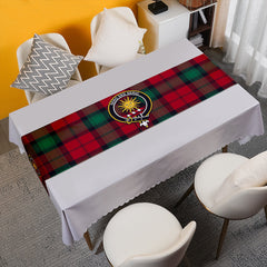 Kerr Modern Tartan Crest Table Runner