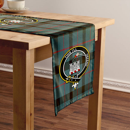 Kincaid Weathered Tartan Crest Table Runner