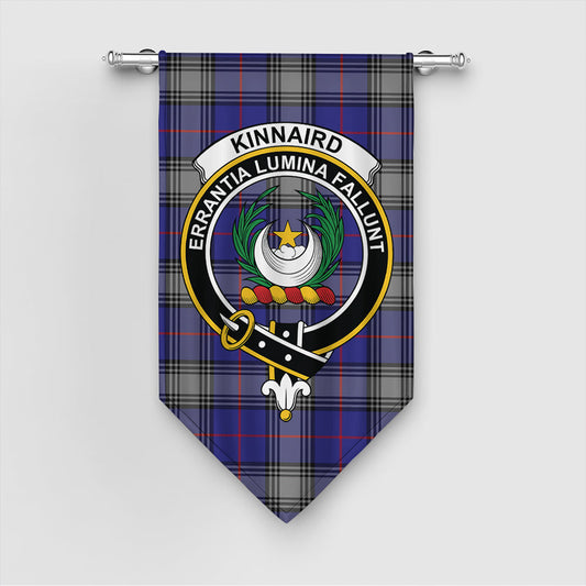 Kinnaird Tartan Crest Gonfalon