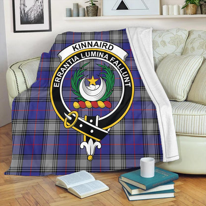 Kinnaird Tartan Crest Premium Blanket