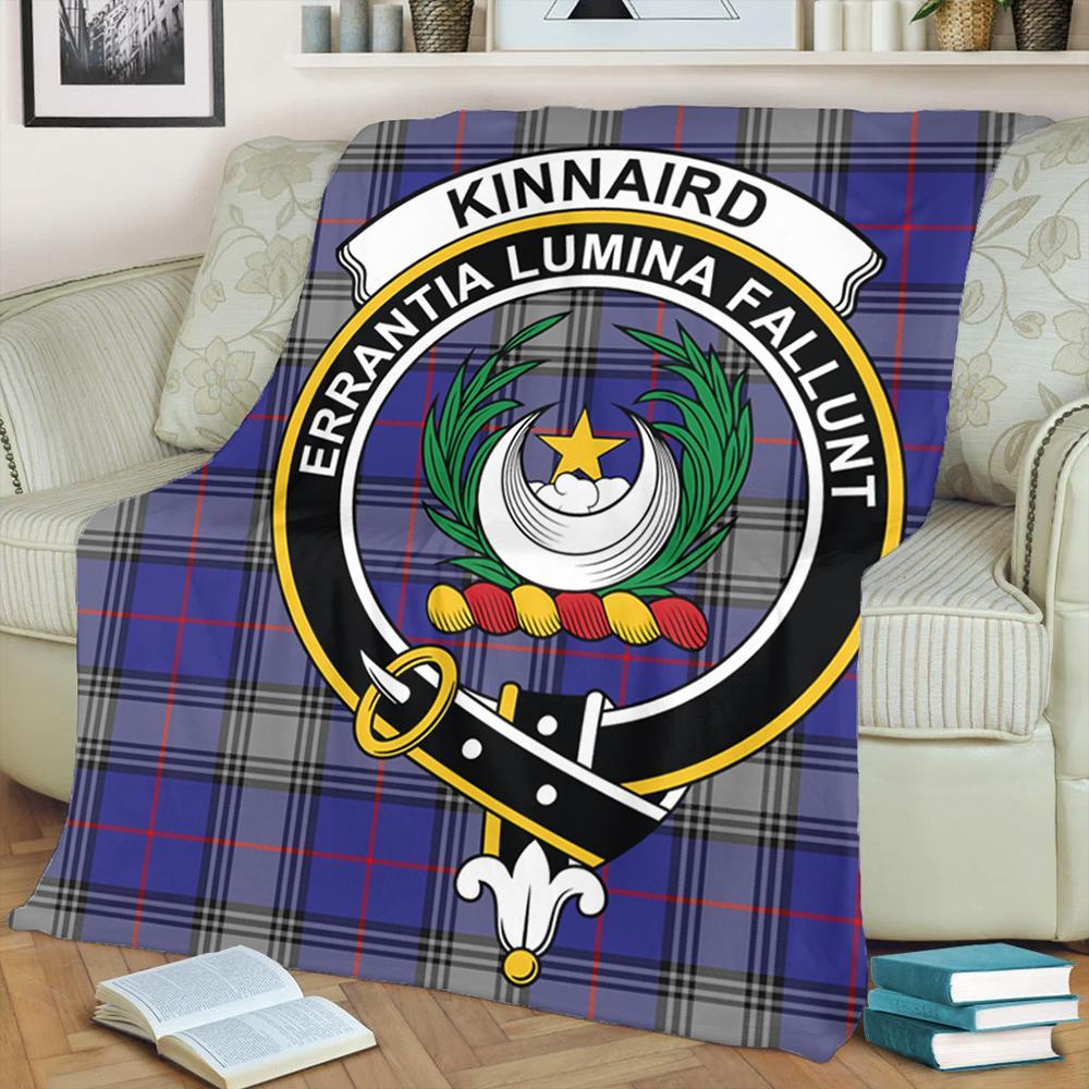 Kinnaird Tartan Crest Premium Blanket